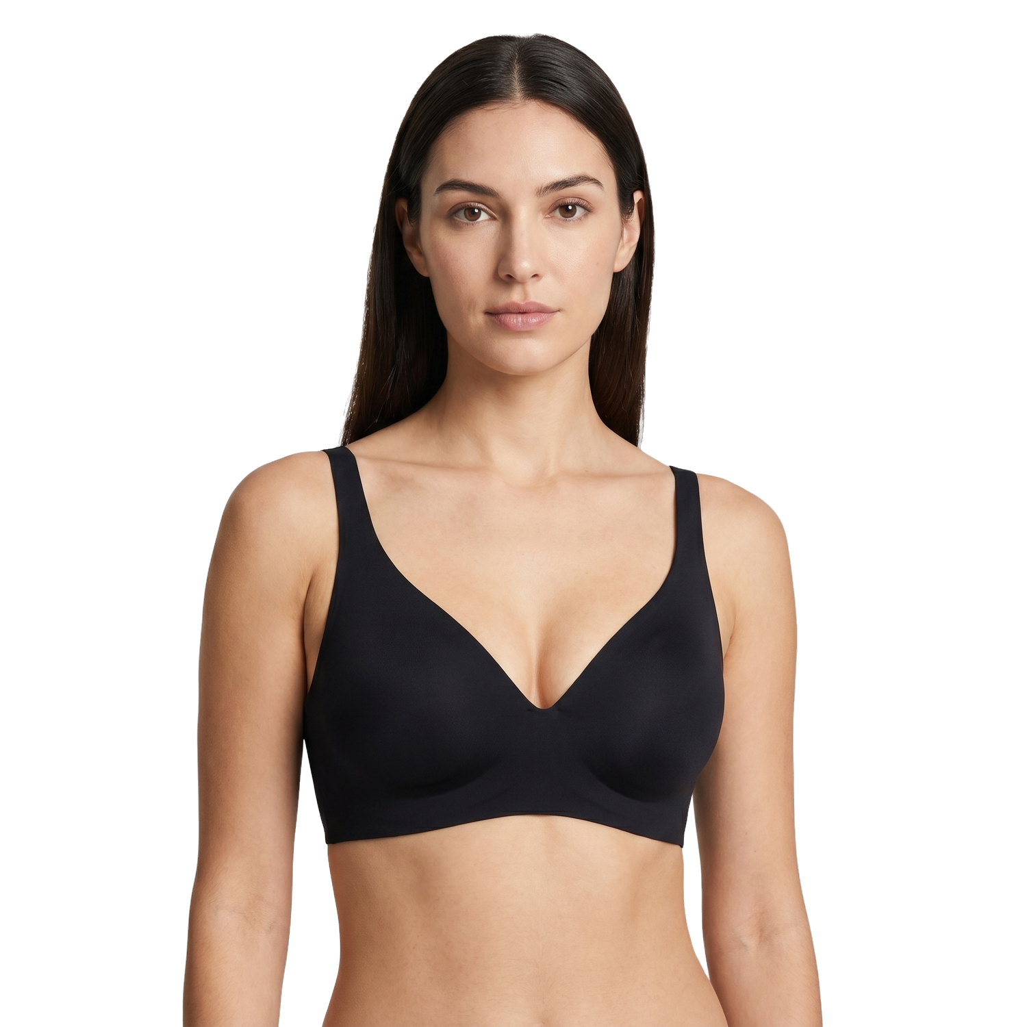 Seamless Deep V-Plunge Bra